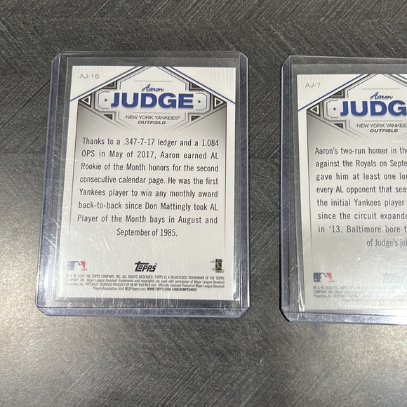 Aaron Judge - (3) Card Lot- NY Yankees - HR Record - Picture 6 of 8